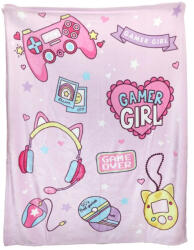  Gamer Girl coral fleece polár takaró 130x170cm (CBX236020KNL) - szukits