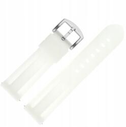  Expedition szíj Szilikon (A729) fehér világító acél kl (Pasek Expedition - Silikon (A729) biały)