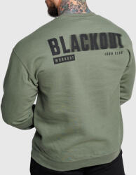 Iron Aesthetics Férfi pulóver Iron Aesthetics Blackout, zöld: 2XL Zöld