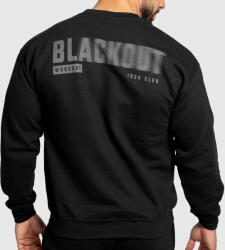 Iron Aesthetics Férfi pulóver Iron Aesthetics Blackout, fekete: 3XL Fekete