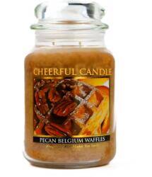 Cheerful Candle Cheerful Candle® Pecan Belgium Waffles nagy üveggyertya 680 g