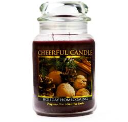 Cheerful Candle Cheerful Candle® Holiday Homecoming nagy üveggyertya 680 g