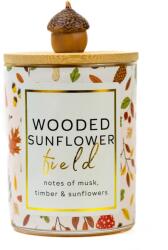 Cheerful Candle Cheerful Candle® Seasonal Wooded Sunflower Field közepes üveggyertya 283 g