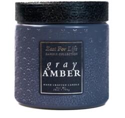 Cheerful Candle Cheerful Candle® Zest for Life Gray Amber nagy üveggyertya 794 g