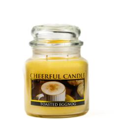 Cheerful Candle Cheerful Candle® Toasted Eggnog közepes üveggyertya 454 g