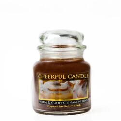 Cheerful Candle Cheerful Candle® Warm & Gooey Cinnamon Buns közepes üveggyertya 454 g