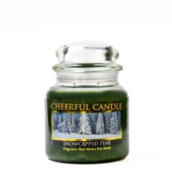 Cheerful Candle Cheerful Candle® Snowcapped Pine közepes üveggyertya 454 g