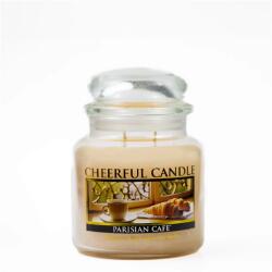 Cheerful Candle Cheerful Candle® Parisian Café közepes üveggyertya 454 g