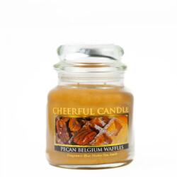 Cheerful Candle Cheerful Candle® Pecan Belgium Waffles közepes üveggyertya 454 g