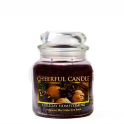 Cheerful Candle Cheerful Candle® Holiday Homecoming közepes üveggyertya 454 g