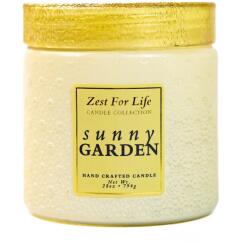 Cheerful Candle Cheerful Candle® Zest for Life Sunny Garden nagy üveggyertya 794 g