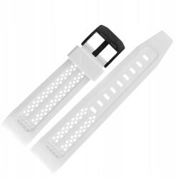  Atomic Age szíj Szilikon (C703) fehér-fekete kl (Pasek Atomic Age - Silikon (C703) biały)