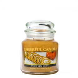 Cheerful Candle Cheerful Candle® Pumpkin Swirl közepes üveggyertya 454 g