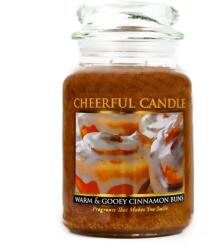 Cheerful Candle Cheerful Candle® Warm & Gooey Cinnamon Buns nagy üveggyertya 680 g