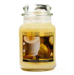 Cheerful Candle Cheerful Candle® Toasted Eggnog nagy üveggyertya 680 g