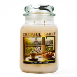 Cheerful Candle Cheerful Candle® Parisian Café nagy üveggyertya 680 g