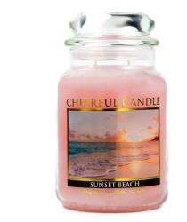 Cheerful Candle Cheerful Candle® Sunset Beach nagy üveggyertya 680 g