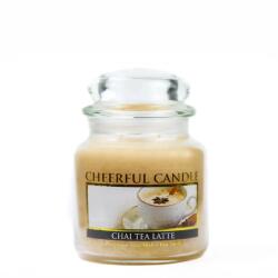Cheerful Candle Cheerful Candle® Chai Tea Latte közepes üveggyertya 454 g