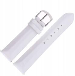 Undine szíj Bőr (A524) fehér sima acél kl (Pasek Undine - Skóra (A524) biały gładki)