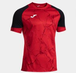 Joma Hispa V Short Sleeve T-shirt Red Black L