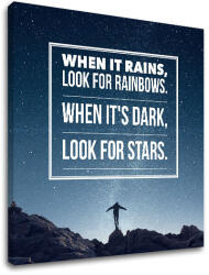  Motivációs falfestmény Amikor esik az eső