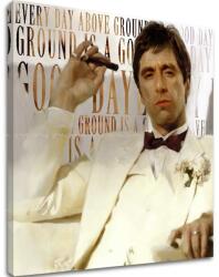  Sebhelyesarcú festmény vászonra Minden nap a föld felett egy jó nap