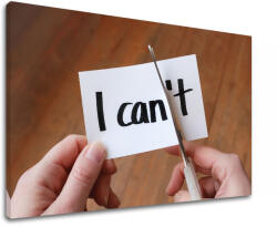  Motivációs falfestmény Nem tudok
