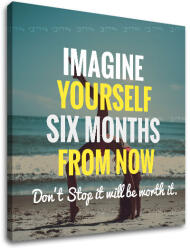  Motivációs falfestmény Képzeld el magad