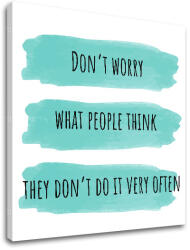  Wall art szöveggel Dont worry