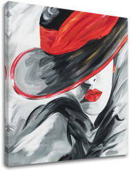 A kép vásznon NŐ FEKETE HATBAN 1 db XOBFB642E1