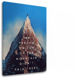  Motivációs falfestmény A személy a tetején
