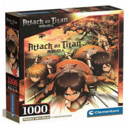 Clementoni Attack on Titan 1000 db-os puzzle (39923 CL) (39923 CL)