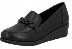 RIEKER L5361-00 méret36 fekete magasszárú félcipő (L5361-00)