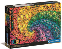 Clementoni Színes virágok Whirl 1000 db-os Compact puzzle Clementoni (CL39779)