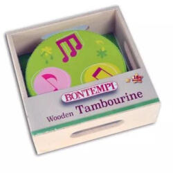 Bontempi : Fa tamburin 6 cintányérral - 4 cm, többféle