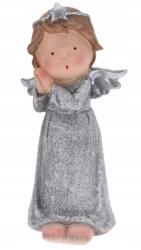 Excellent Houseware Angyal Gyönyörű Álló Figura Ezüst 17X7, 5CM Karácsonyi Dekoráció 2 minta (8719987886157)