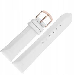 Undine öv Bőr (B528) fehér sima rózsaszín kl (Pasek Undine - Skóra (B528) biały gładki)