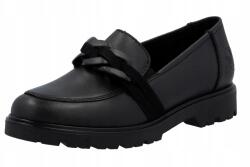 Rieker 45566-00 méret36 fekete mokaszin félcipő (45566-00)
