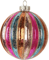 Clayre & Eef Set 6 globuri brad Craciun sticla multicolor Ø 10x11 cm (6GL5176deco)