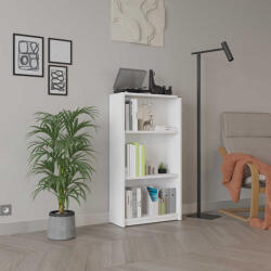 Adore Biblioteca Adore Nino, 3 rafturi, Alb - Stejar, 58x106x23 cm (KTP-130-BB-1) Biblioteca