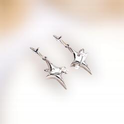 Fülbevaló Szaturnusz Bolygó Ezüst csillag Y2K