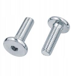  Bútorcsavar M6x25 Hengerfej imbuszhoz Metrikus csavar bútorhoz (01744)