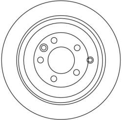 TRW Féktárcsa Lucas DF4342S Land Rover Disc DF4342S Trw Trw