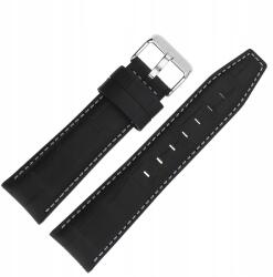  Gaz-14 szíj Bőr 565 (A598) fekete croco fehér p. fényes kl (3000000036327)