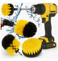  Takarító Kefék Többfunkciós Fúró-csavarozó Pad (SZCZOTKI CZYSZCZĄCE NA WIERTARKĘ 3 szt. KANZA)