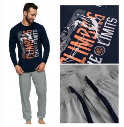 Henderson Férfi hosszú ujjú pizsama 40023x59 XXL (38366-55X)