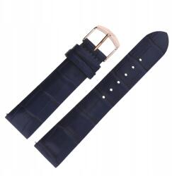 Undine öv Bőr (E628) sötétkék croco rózsaszín kl (Pasek Undine - Skóra (E628) granatowy cr)