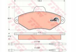 TRW Fékbetét kpl. első Citroen Xantia 1.6-2.0D 03.93-04.03