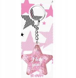 Be Happy Feliratos Kulcstartó Ajándék Nőknek Valentin Napra Születésnapra Nőnapra (5900094221549)
