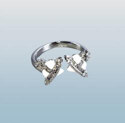  Gyűrű Lányoknak Szaturnusz Szív Fehér Kozmosz Bolygó